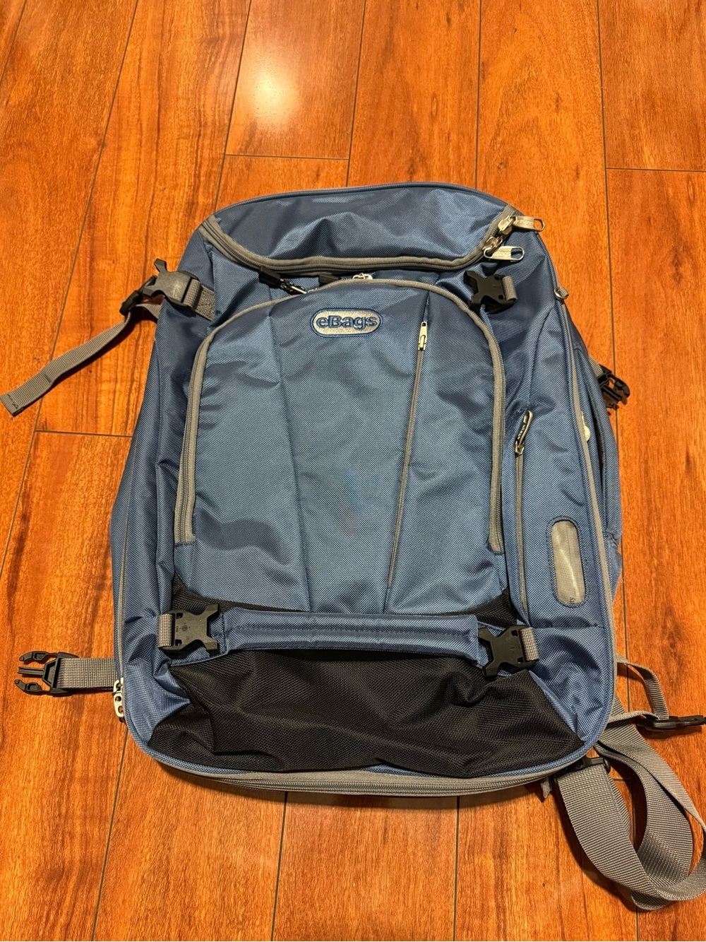 eBags Men's Blue Travel Backpack